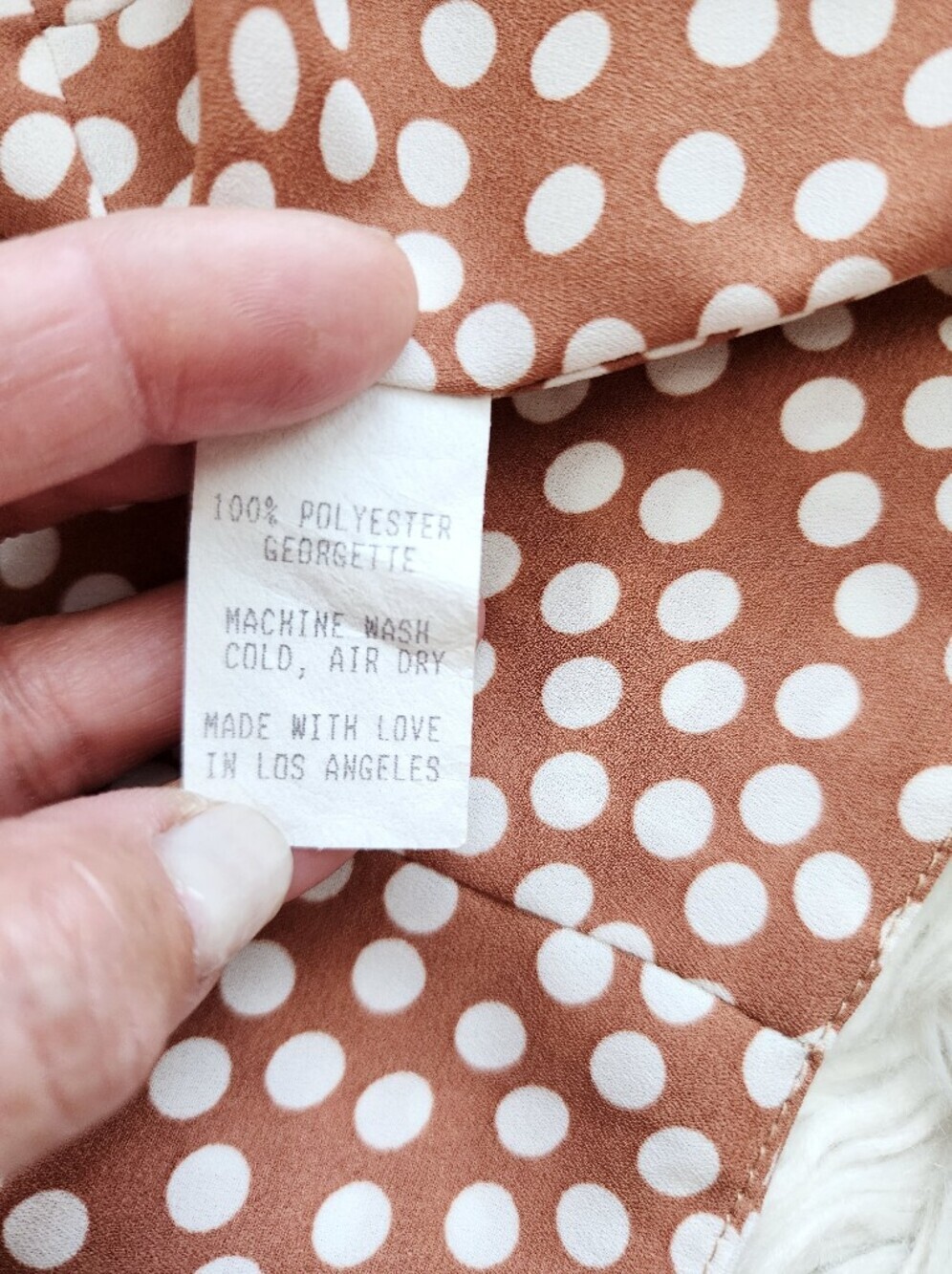 RESA CHA CHA CHA TERRACOTA POLKA DOT NWOT SIZE MEDIUM - Picture 3 of 15